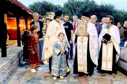 πανηγυρης ιερου ναου Γεννησεωσ τησ ΘεοτοκουCelebration of the Church of the Nativity of the Mother of God, Fest der Geburtskirche der Muttergottes in Omalo
