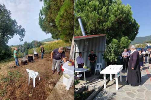 πανηγυρης ιερου ναου Γεννησεωσ τησ Θεοτοκου, Icon procession, Ikonen-Prozession