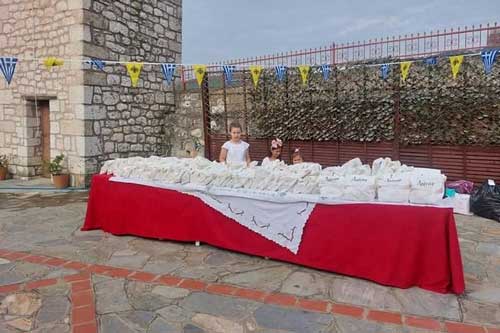 πανηγυρης ιερου ναου Γεννησεωσ τησ ΘεοτοκουCelebration of the Church of the Nativity of the Mother of God, Fest der Geburtskirche der Muttergottes in Omalo
